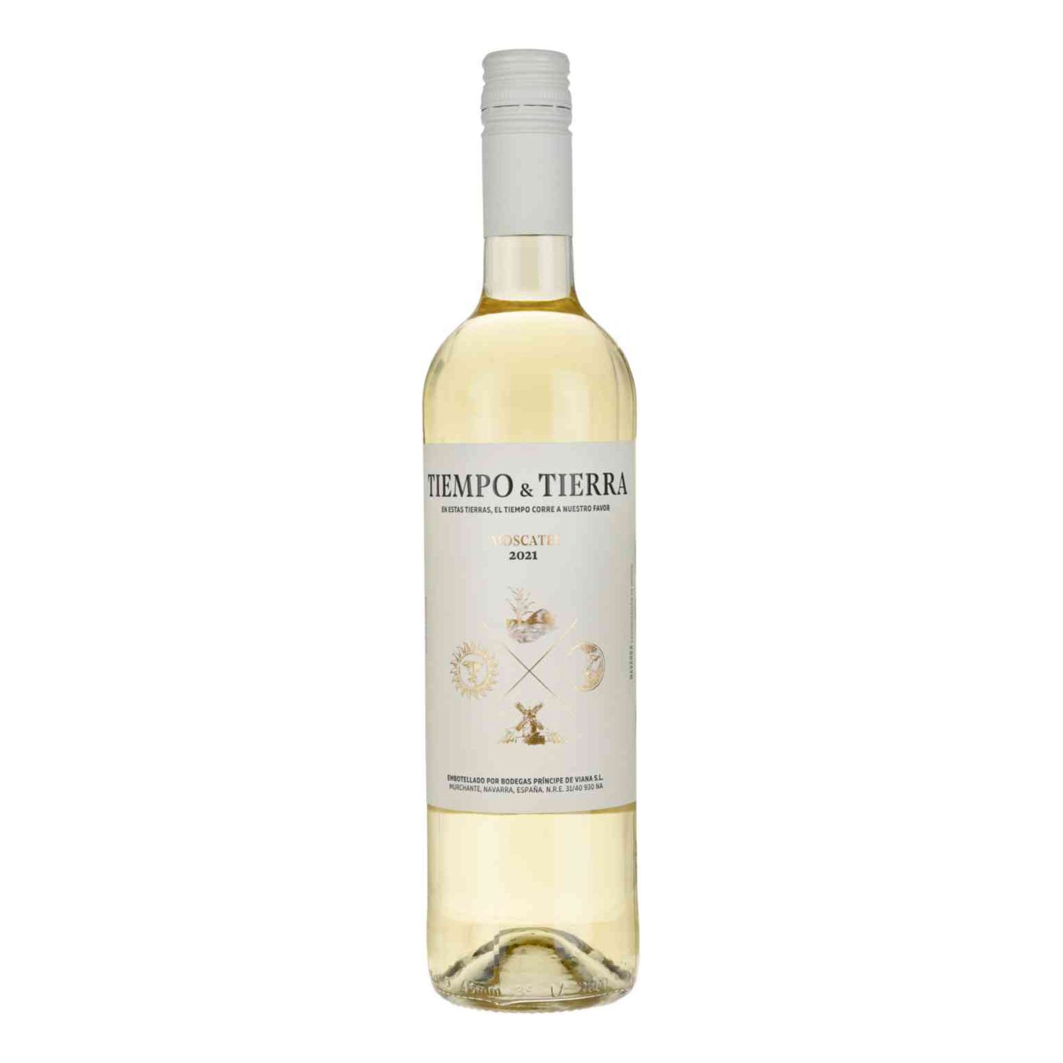Белое полусладкое вино Tempo & Tierra Мускат 0,75 л