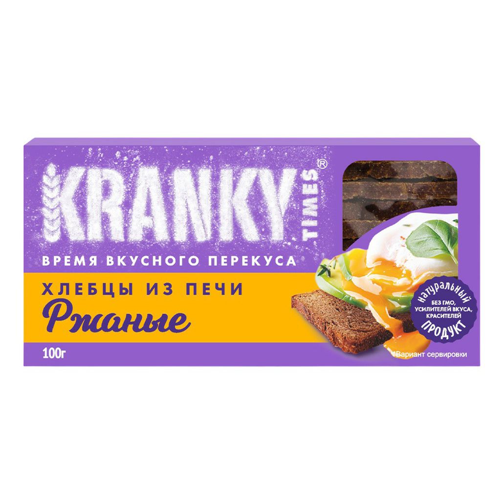 Хлеб ржаной Kranky Times 100 г