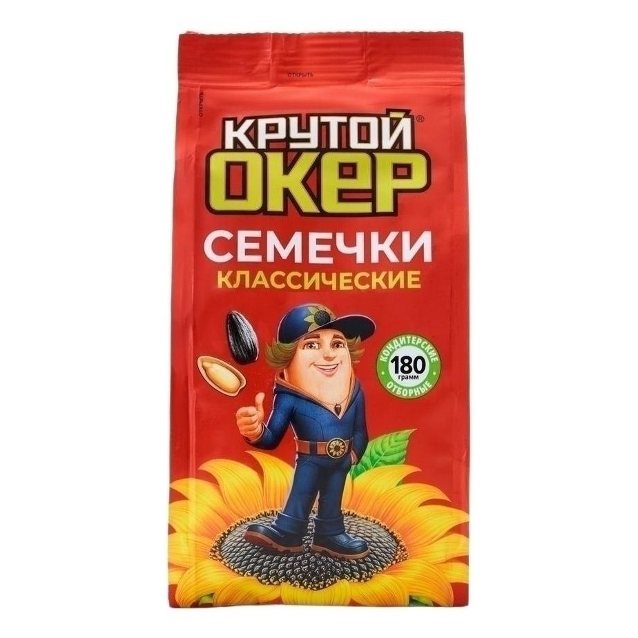 Семечки подсолнечные Крутой Окер 180 г