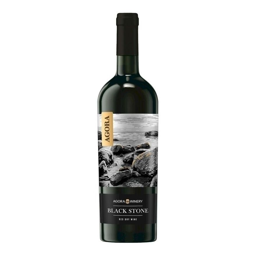 Красное сухое вино Агора 0,75 л