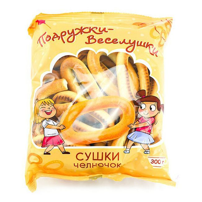 Сушки Подружки-Веселушки 300 г