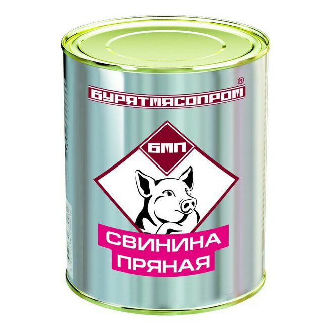 Консервы свинина Бурятмяспром 340 г