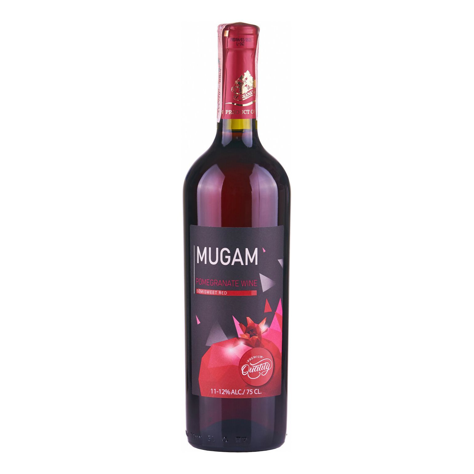 Красное полусладкое вино Pomegranate 0,75 л