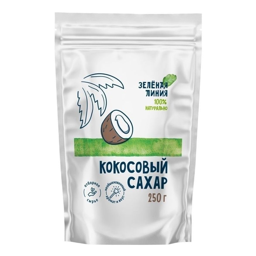 Сахар-песок Зеленая линия 250 г