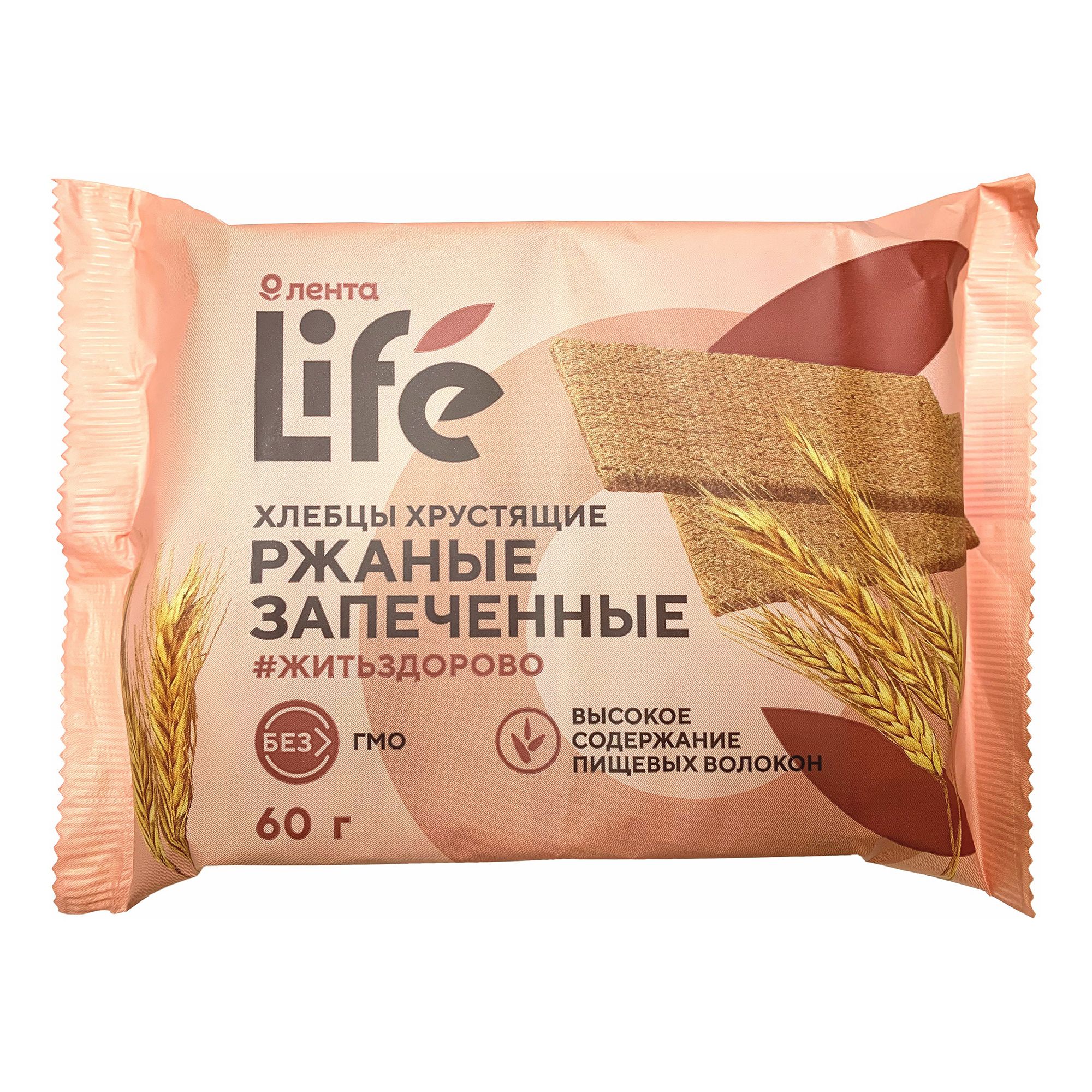 Хлеб ржаной Лента Life 60 г