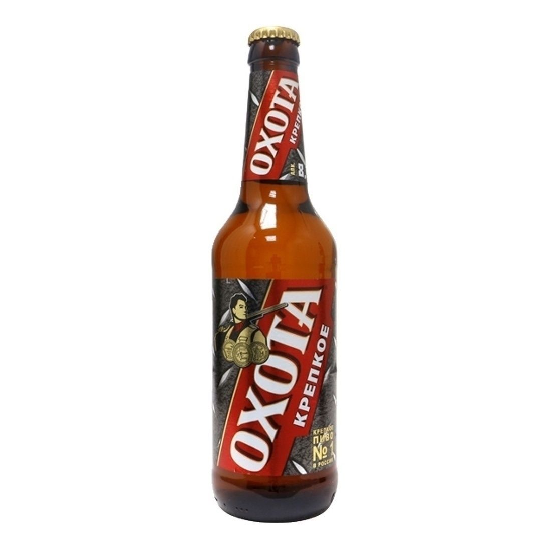 Пиво Охота крепкое 0,45 л