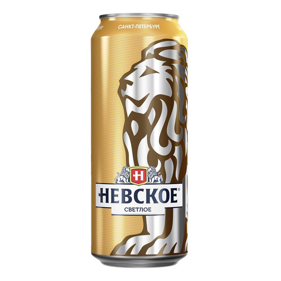 Пиво Невское светлое 0,45 л