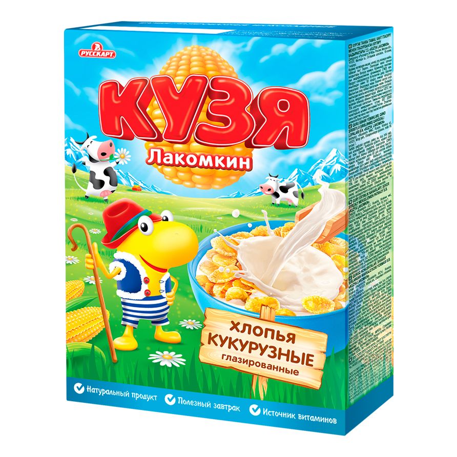 Хлопья Кузя Лакомкин 350 г