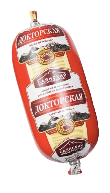 Колбаса вареная Саянский мясокомбинат 400 г