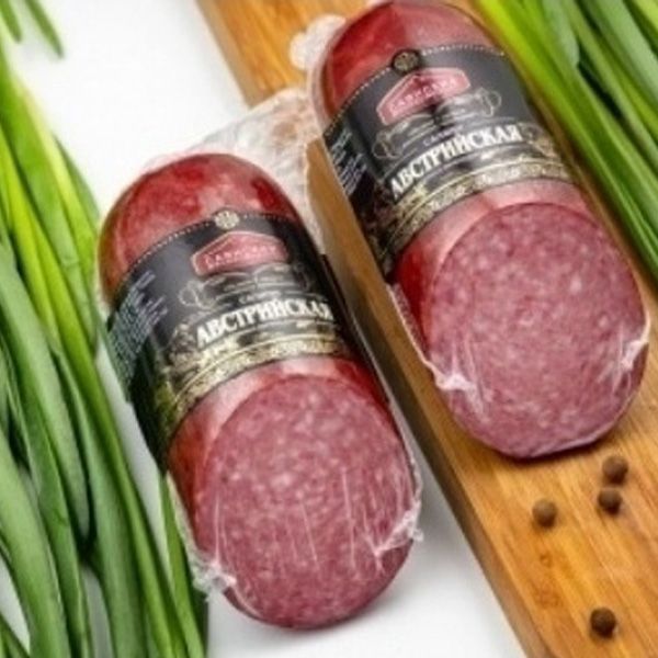 Колбаса варено-копченая Саянский мясокомбинат 450 г