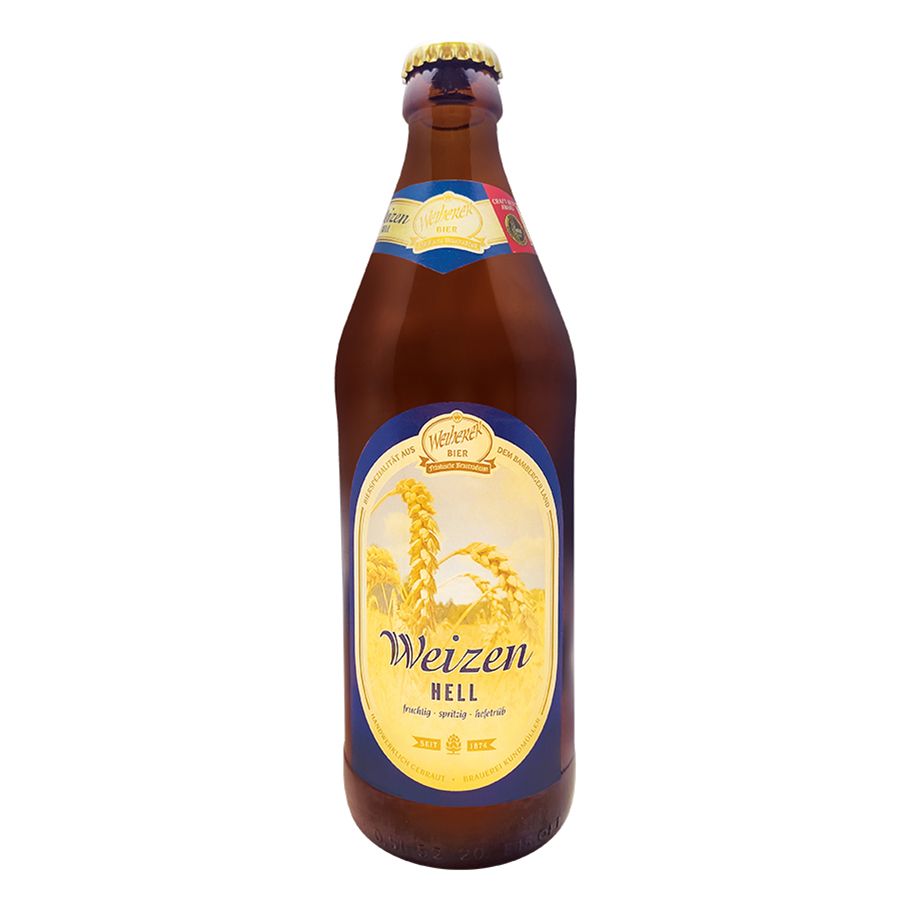 Пиво Weiherer пшеничное 0,5 л
