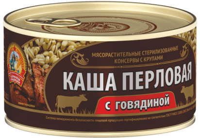 Консервы каша с мясом Ова 325 г