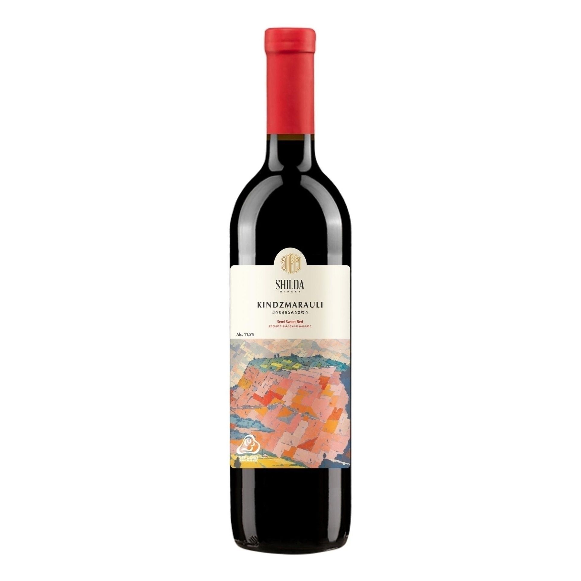 Красное полусладкое вино Shilda Киндзмараули 0,75 л