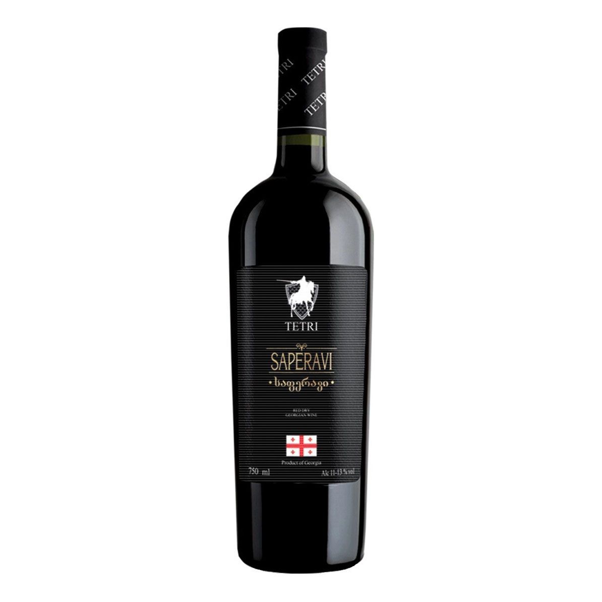 Красное сухое вино Tetri Саперави 0,75 л