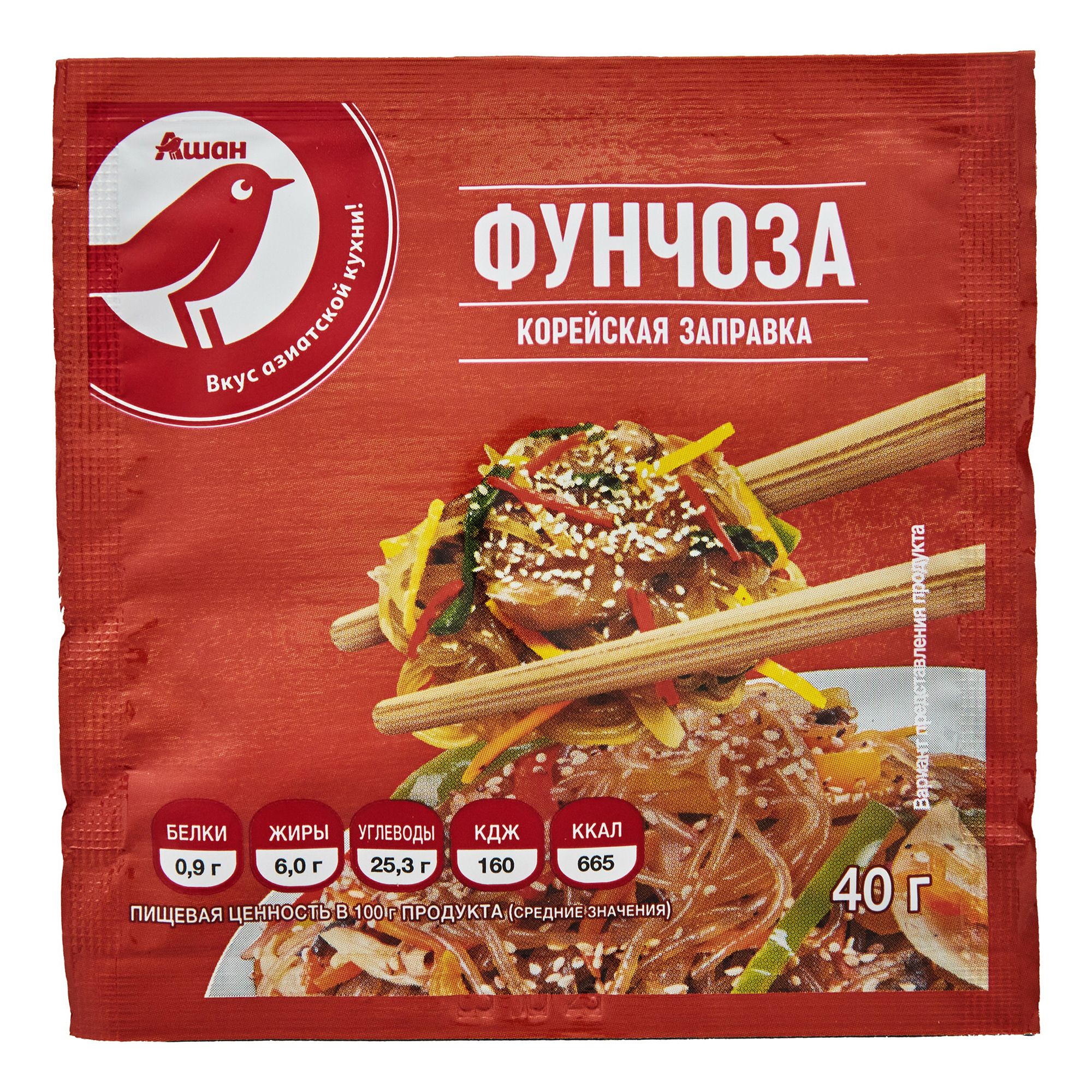 Заправка АШАН Красная птица 40 г