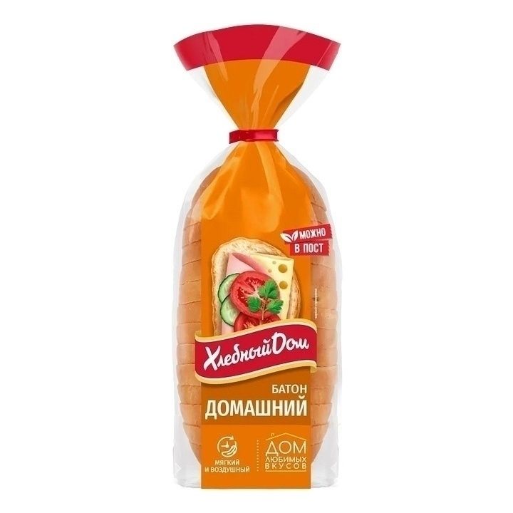 Батон Хлебный Дом 230 г