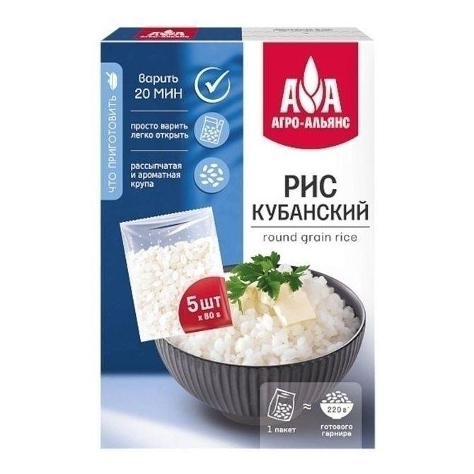 Рис Агро-Альянс 400 г