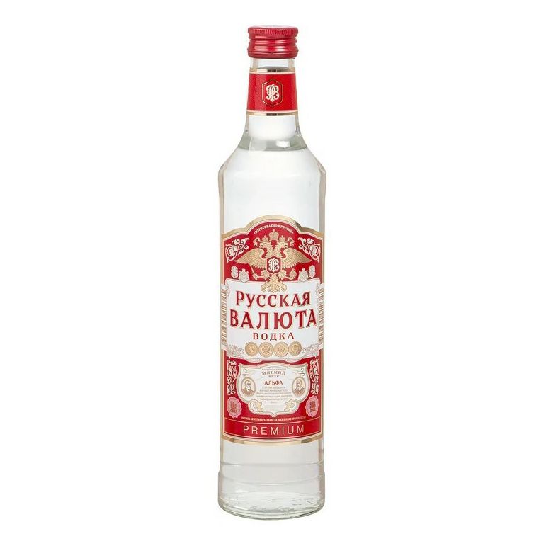 Водка Русская Валюта 0,5 л
