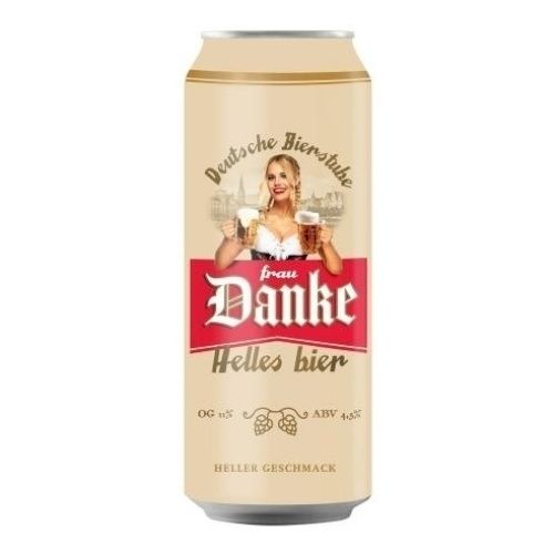 Пиво Frau Danke светлое 0,45 л