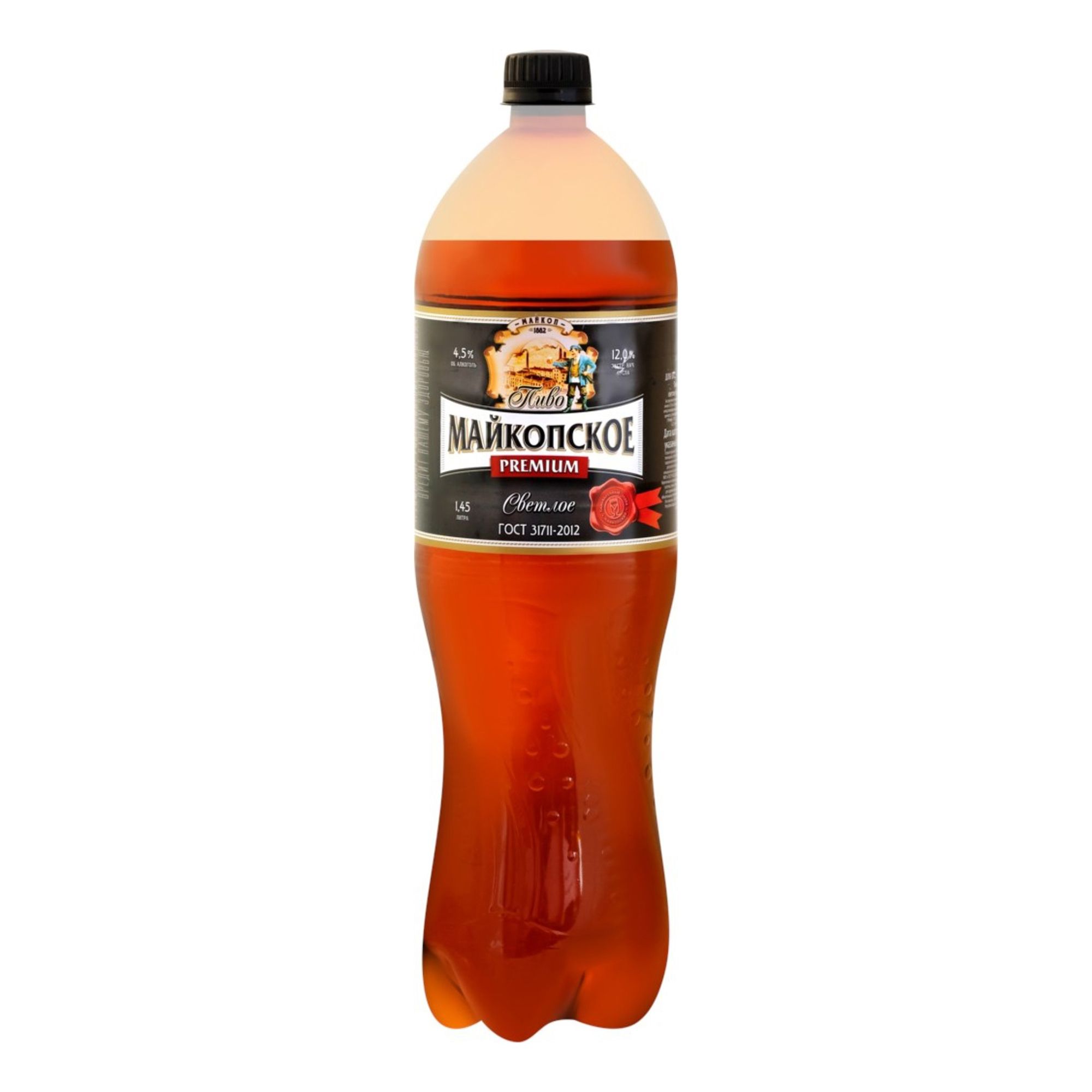 Пиво Майкопское светлое 1,45 л