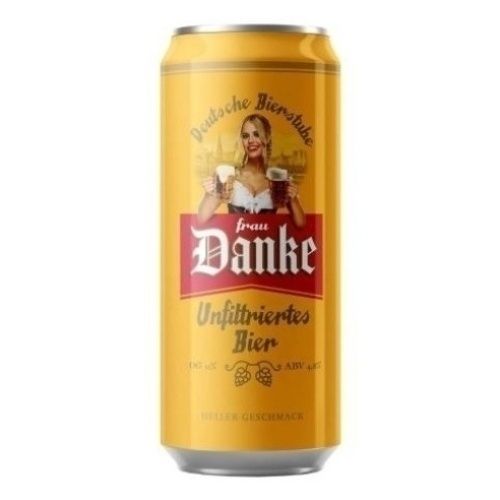 Пиво Frau Danke нефильтрованное 0,45 л