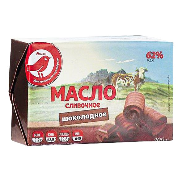 Сливочное масло АШАН Красная птица 100 г