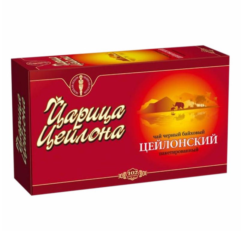Чай Царица Цейлона в пакетиках 184 г
