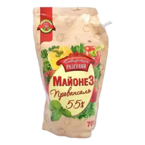 Майонез Сибирский разгуляй 0,7 л 0,7 л