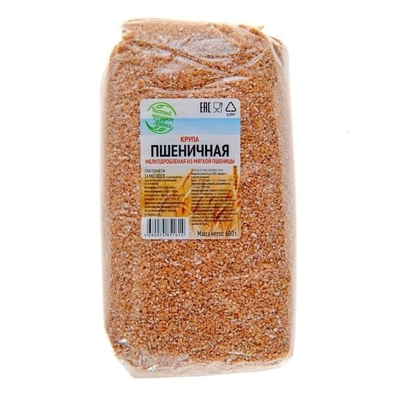 Крупа пшеничная Чистый продукт Алтая 600 г