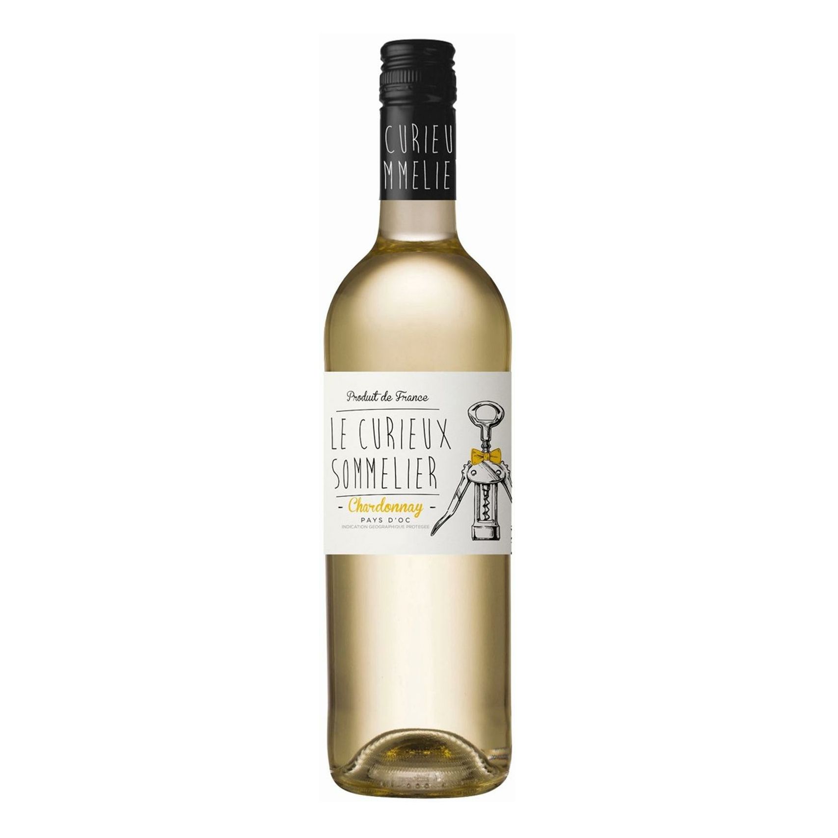 Белое сухое вино Sommelier Шардоне 0,75 л