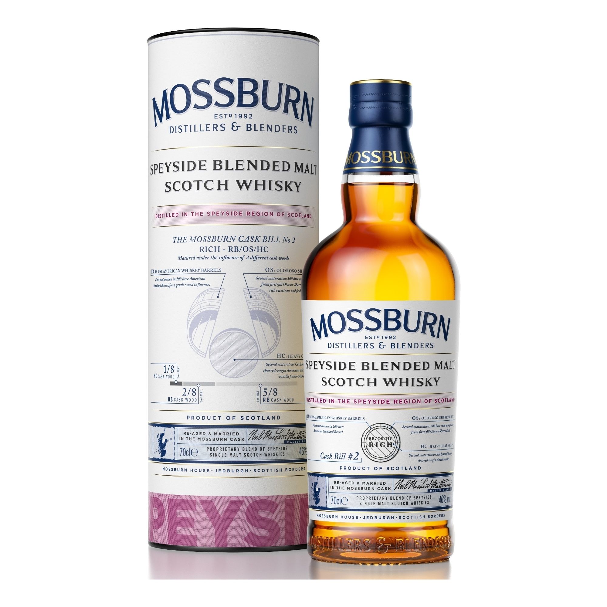 Виски Mossburn 0,7 л