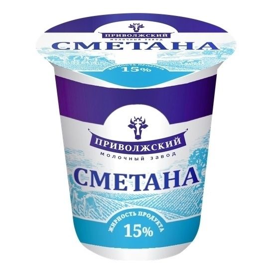 Сметана Приволжский 300 г