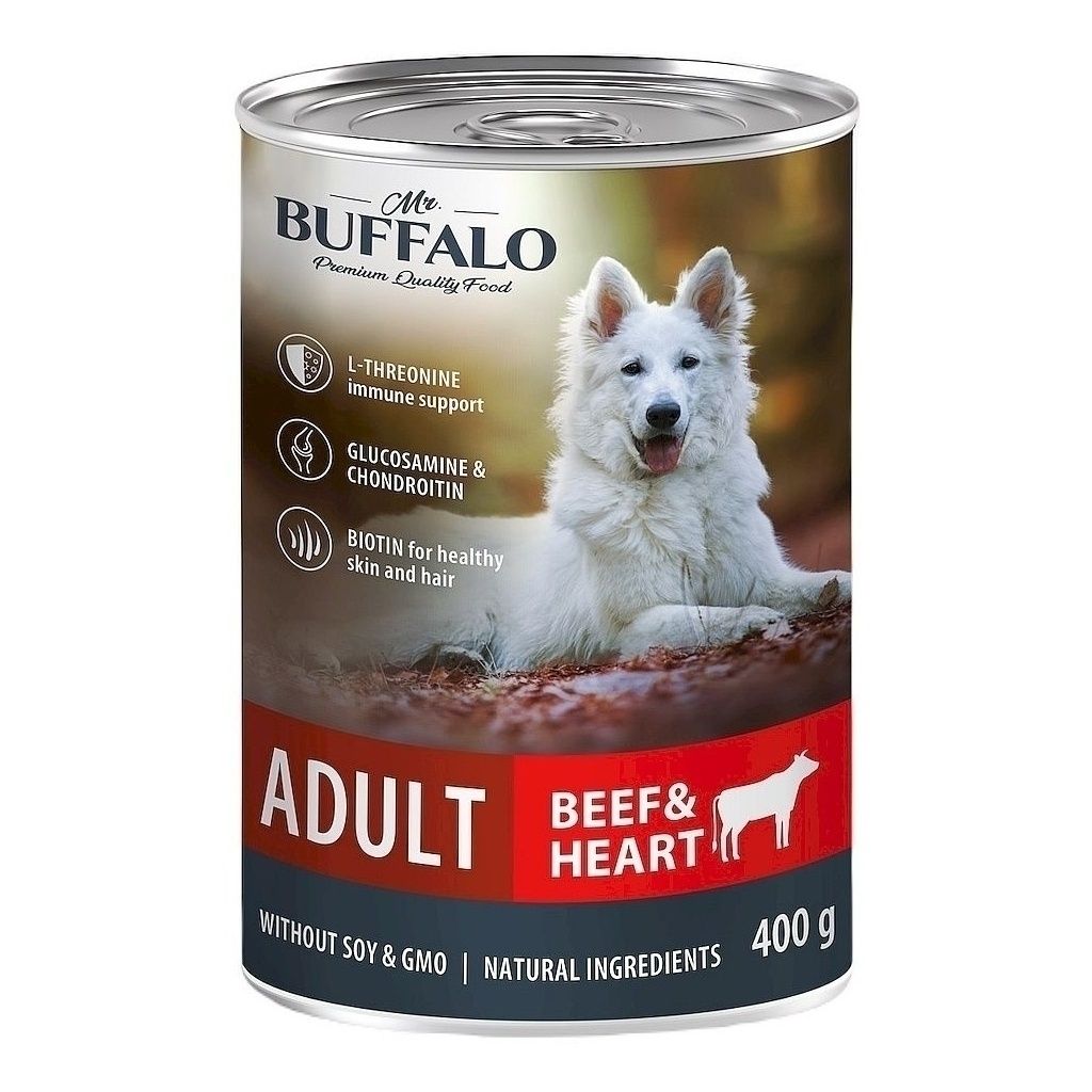 Влажный корм для собак Mr. Buffalo 400 г