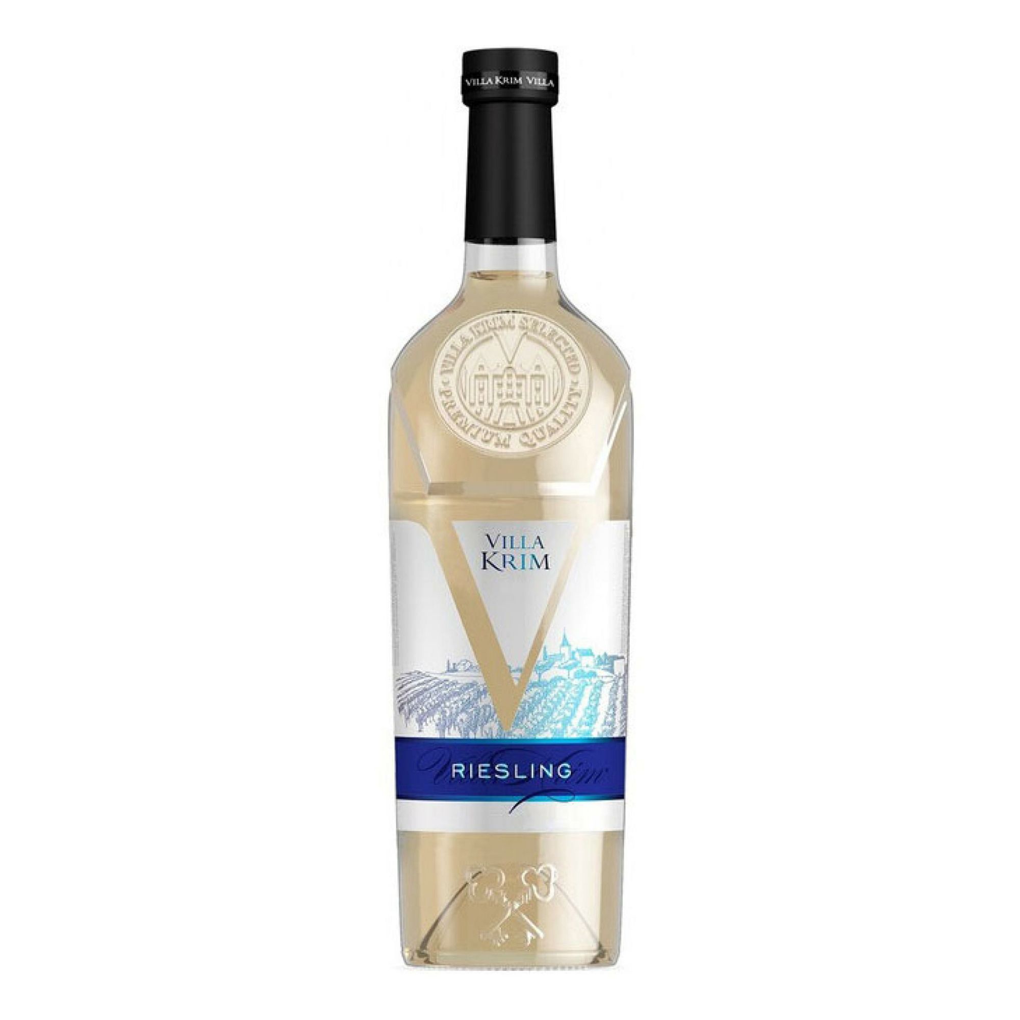 Белое сухое вино Villa Krim Рислинг 0,75 л