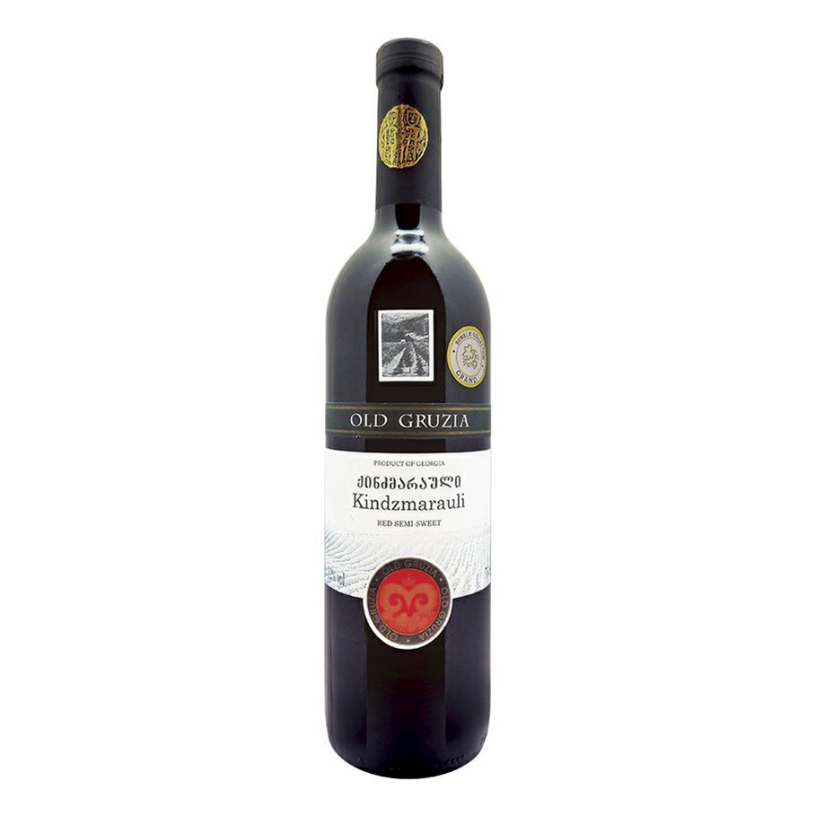 Красное полусладкое вино Old Gruzia Киндзмараули 0,75 л