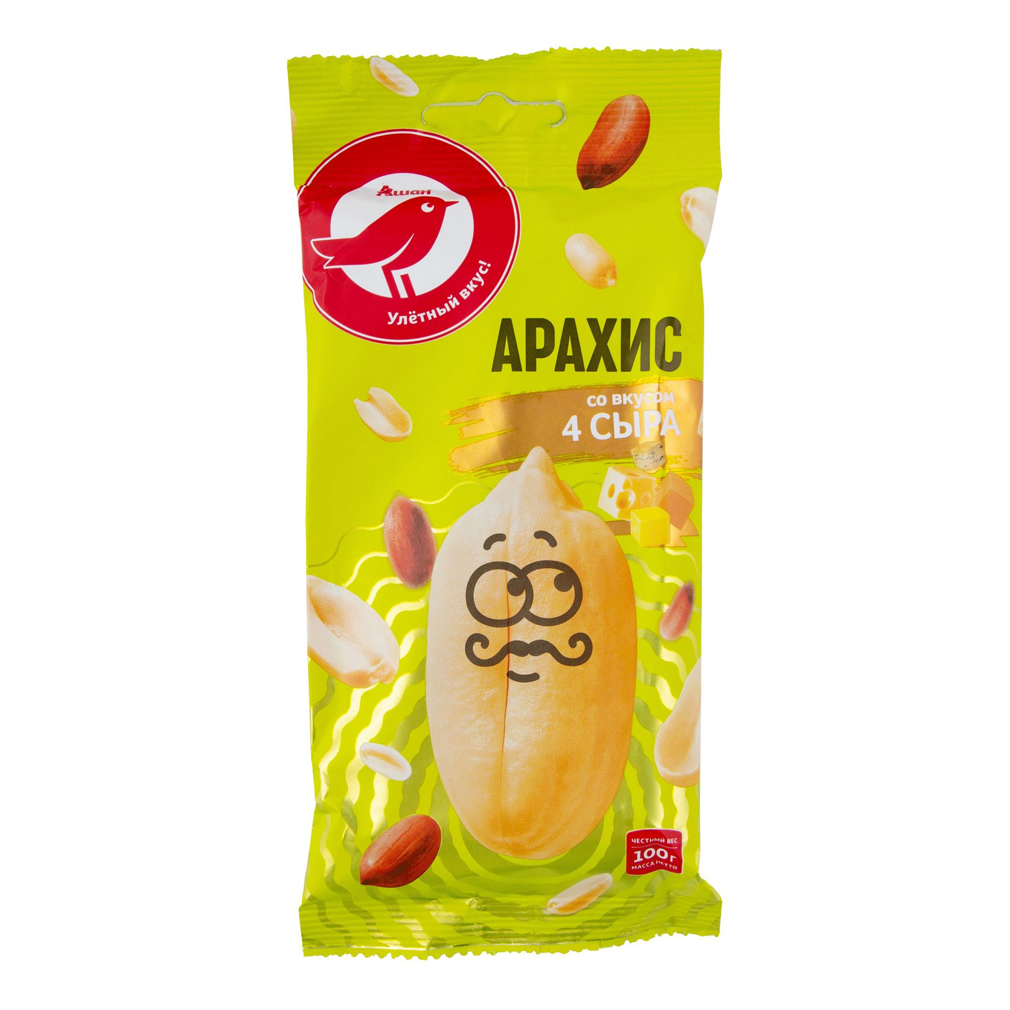Арахис АШАН Красная птица 100 г