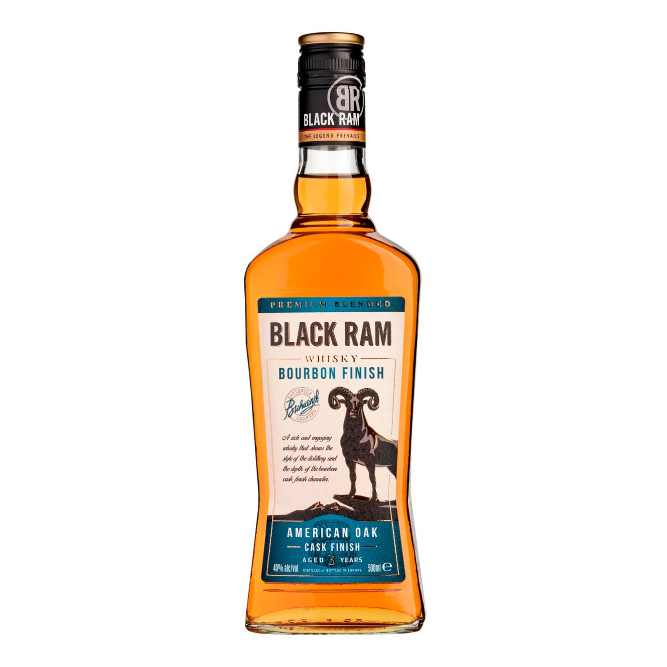 Виски Black Ram 3 года 0,5 л