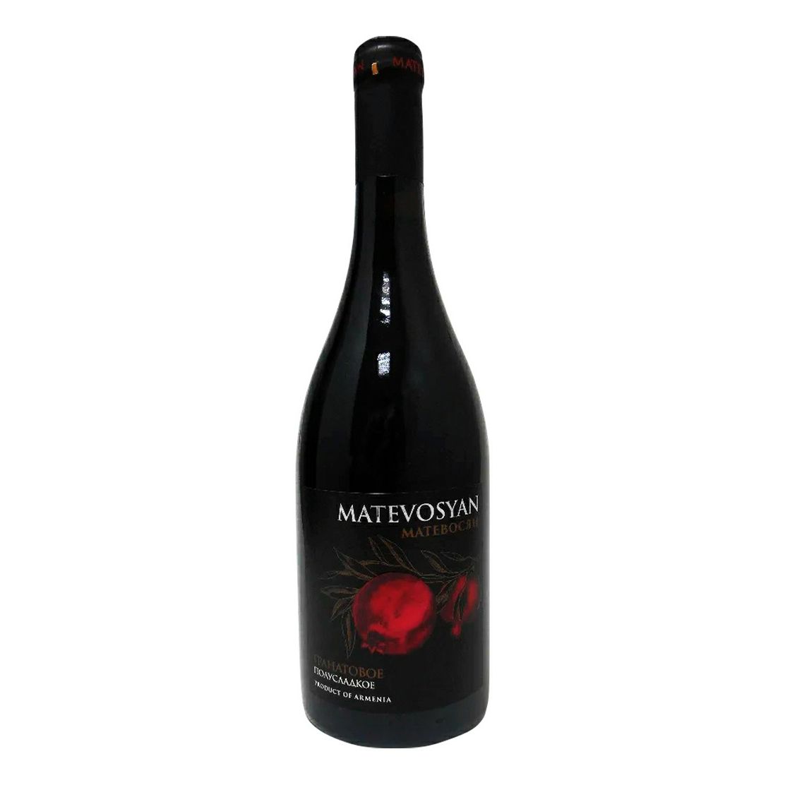 Красное полусладкое вино Matevosyan Wine 0,75 л
