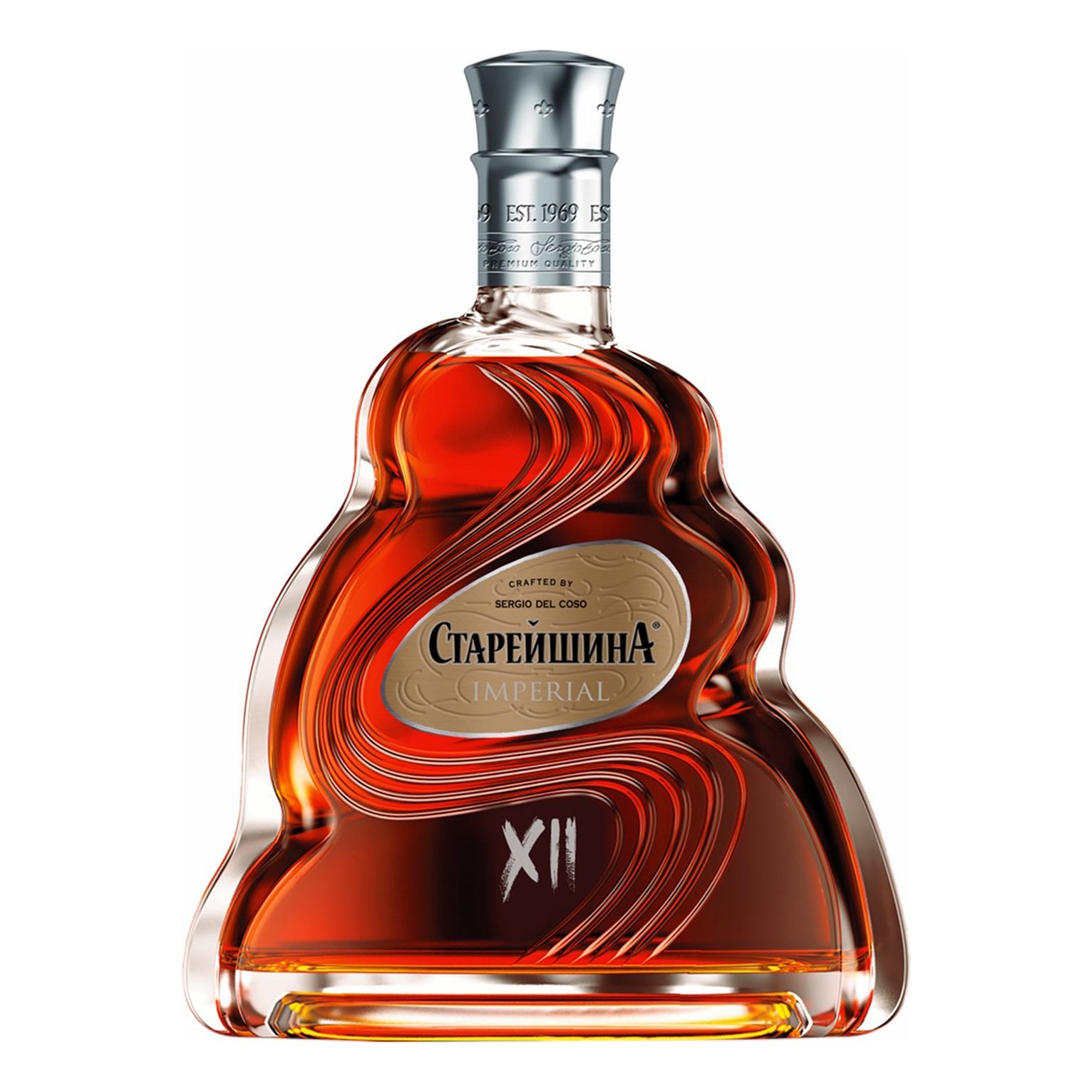 Коньяк Старейшина 12 лет 0,7 л