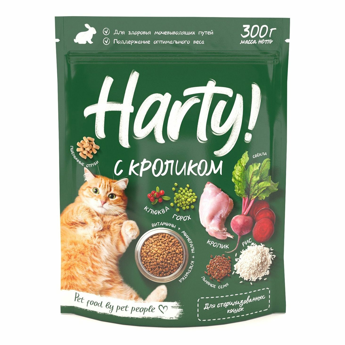 Сухой корм для кошек Harty 300 г