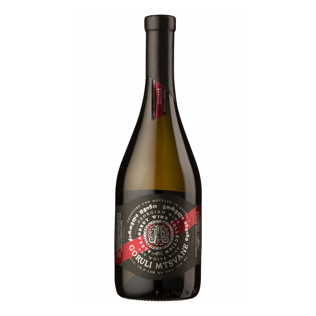 Белое сухое вино Georgian Wine House Мцване 0,75 л