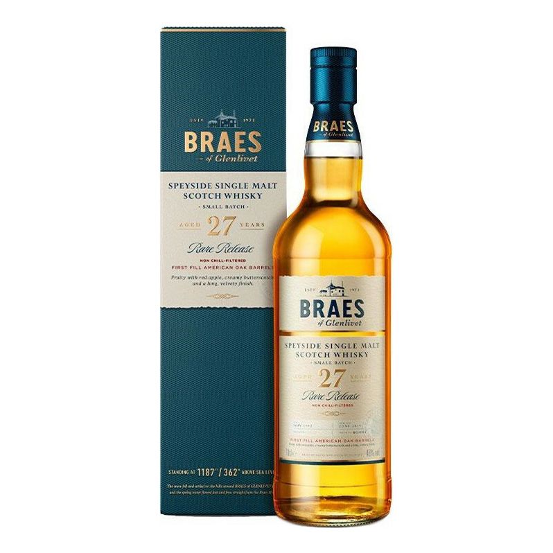 Виски Braes of Glenlivet 27 лет 0,7 л