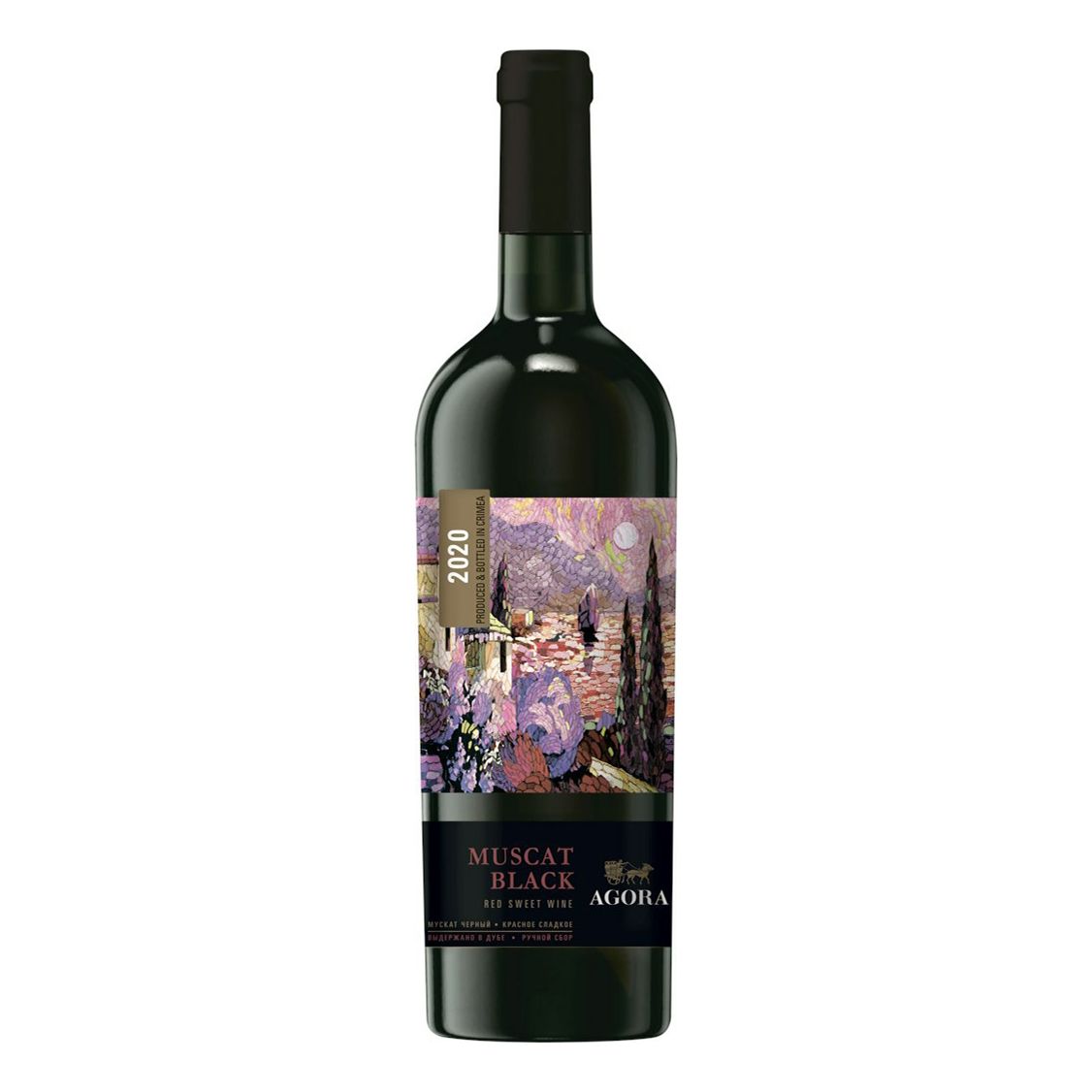 Красное сладкое вино Агора 0,75 л
