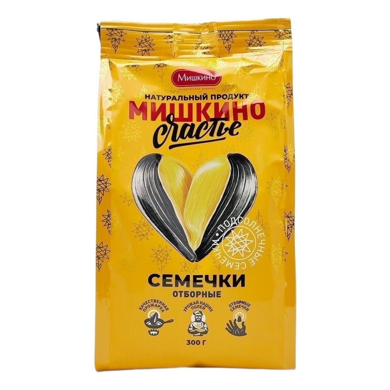 Семечки подсолнечные Мишкино счастье 300 г