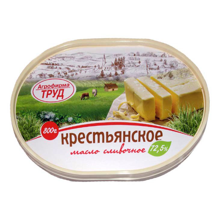 Сливочное масло Агрофирма Труд 800 г