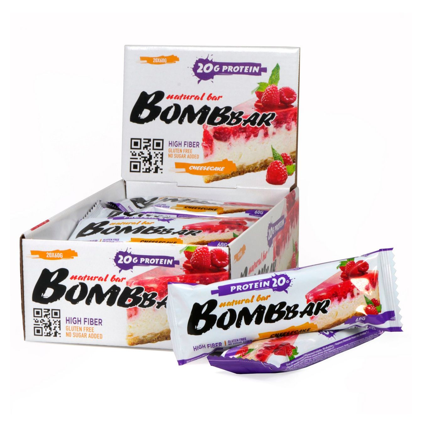 Шоколадный батончик BombBar 60 г