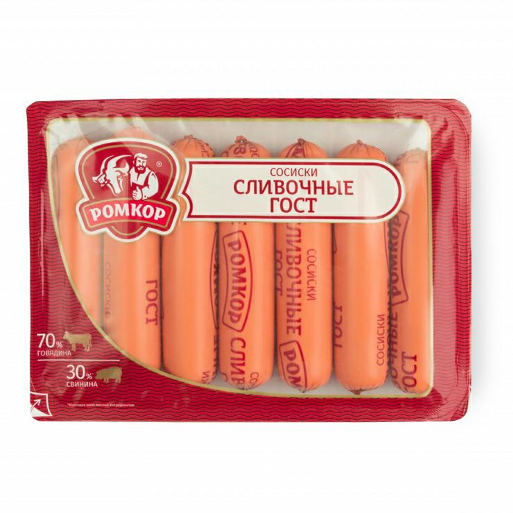 Сосиски Ромкор 1 кг
