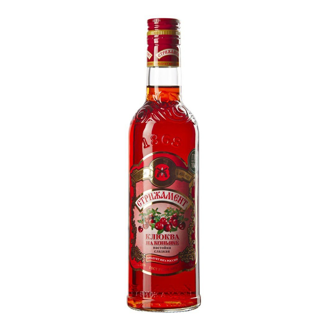 Настойка Стрижамент клюква 0,5 л