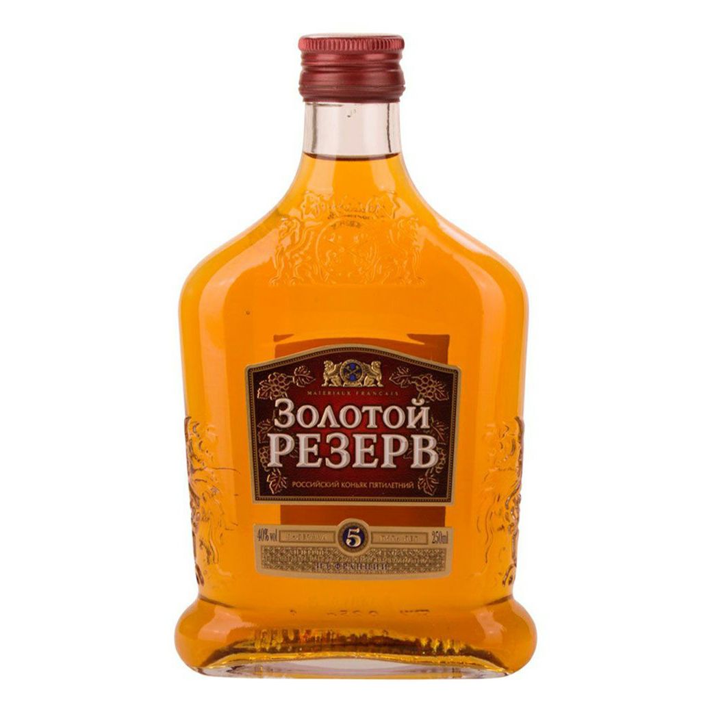 Коньяк Золотой Резерв 5 лет 0,25 л
