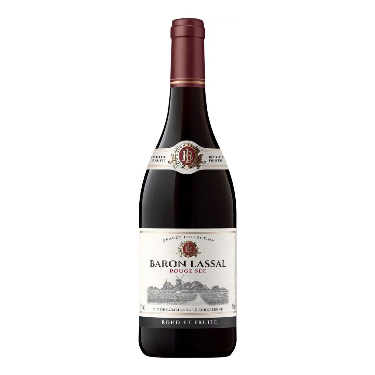 Красное сухое вино Baron Lassal 0,75 л